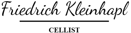 Cellist Friedrich Kleinhapl Logo