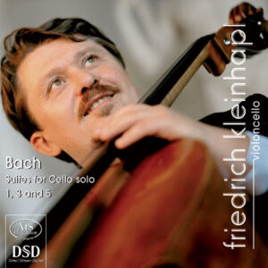 album cover kleinhapl bach suites for cello solo